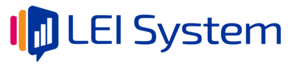 240528 LEI system logo 575×130 Questa immagine mostra il logo di LEI System, un agente di registrazione LEI affidabile e ufficiale.