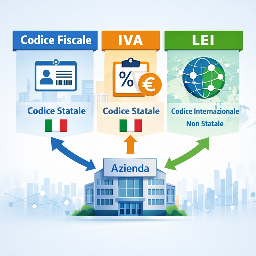 Codice Fiscale, Partita IVA e codice LEI per le imprese in Italia